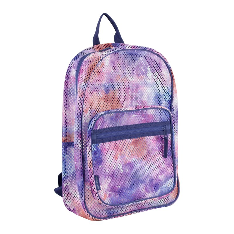 Unisex 16-Inch City Mesh Backpack with Padded Shoulder Straps - Impression Blue