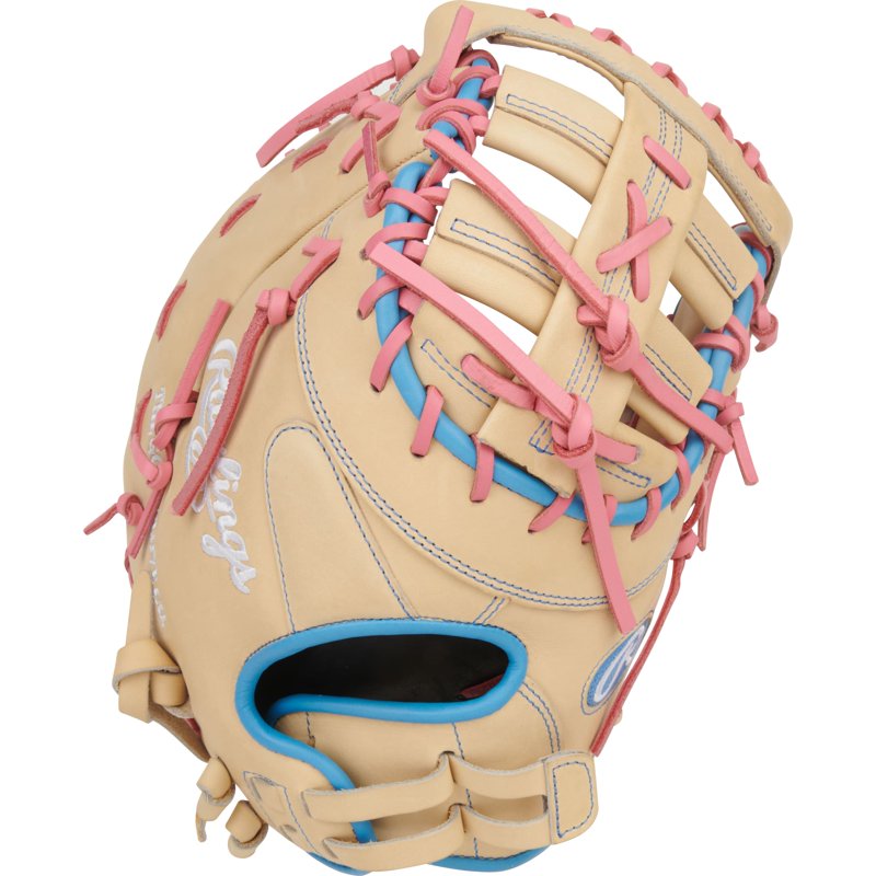 Rawlings Heart of the Hide 13-Inch First Base Softball Glove - Split Post Double Bar Web