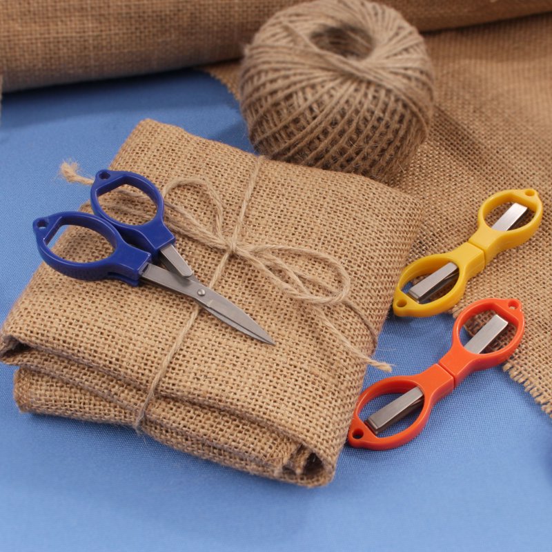 Foldable Travel Scissors Set - Compact TSA Compliant Craft & Sewing Tool