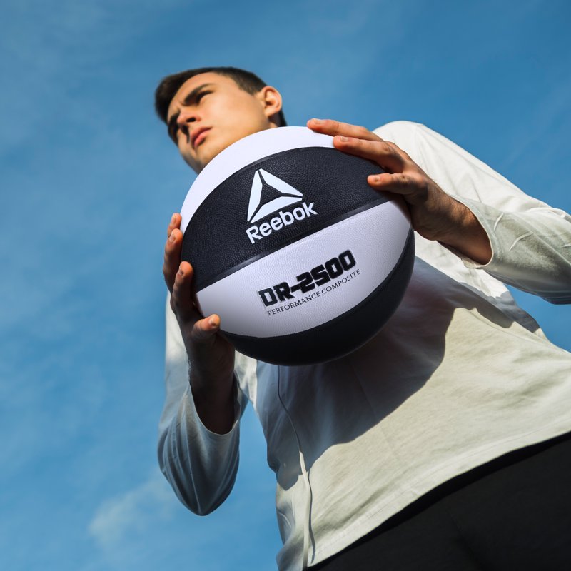 Indoor Outdoor Composite Basketball Size 7 for Adults - Reebok Delta