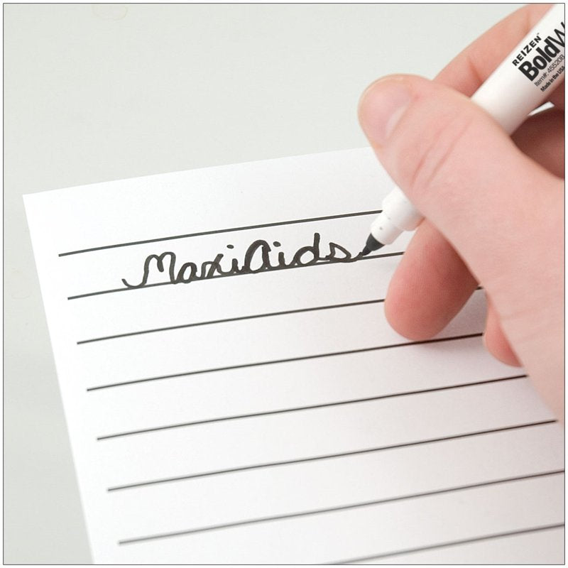 BoldHigh-Visibility Black Pen - 12 Pack for Low Vision & Large Print