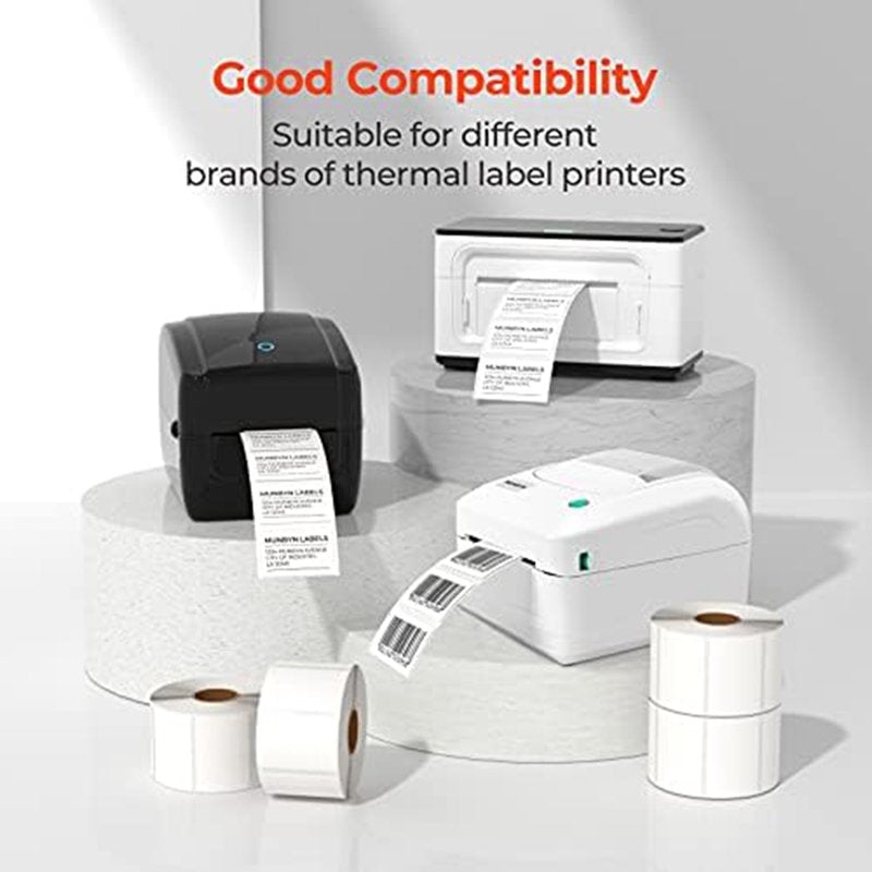Thermal Shipping Labels 2x1 Inch - Self-Adhesive Barcode Address Stickers, 1000 Sheets