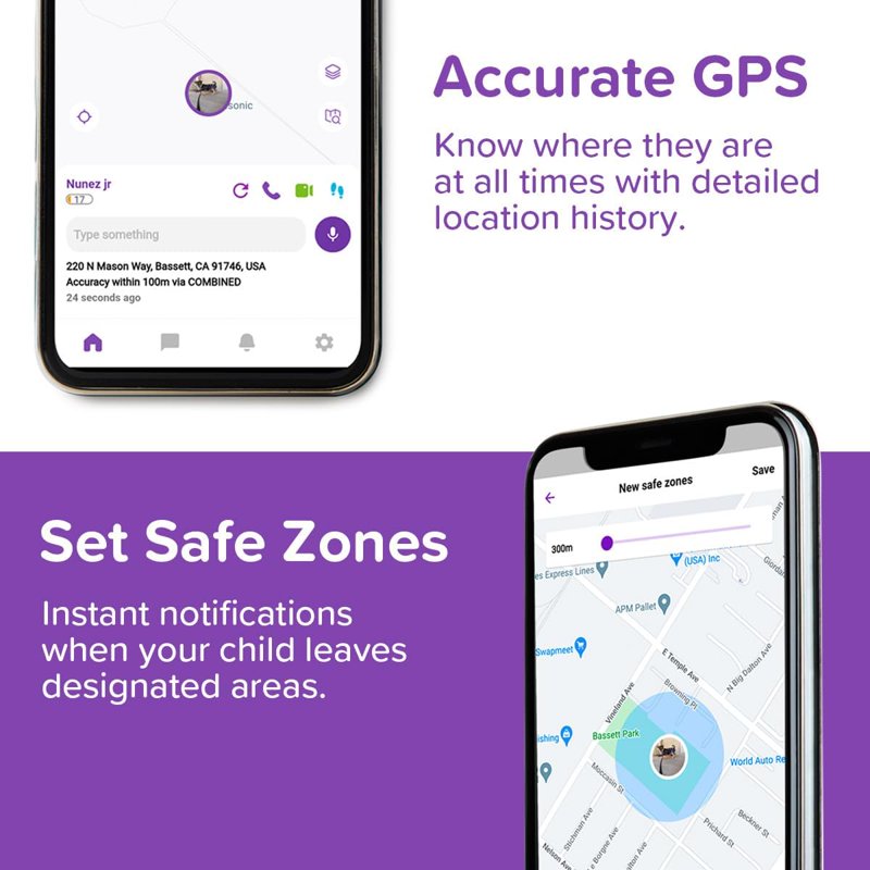 Kids Smartwatch Phone with GPS Safety & Video Call - Multiple Colors