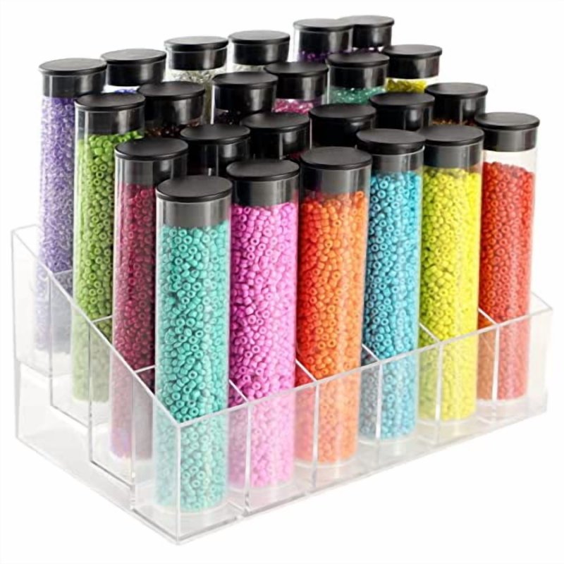 Multicolor Glass Seed Beads Set for Jewelry Making & Crafts - 56,000 Pieces