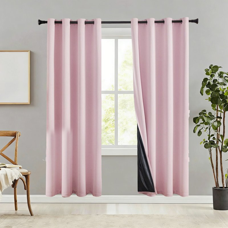 Blackout Curtains for Living Room Privacy Noise Reduction Heat Insulation