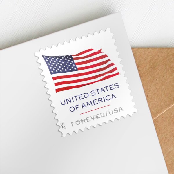 US Flag Postage Stamps Sheet of 20 - Patriotic Americana US Postal Collectible