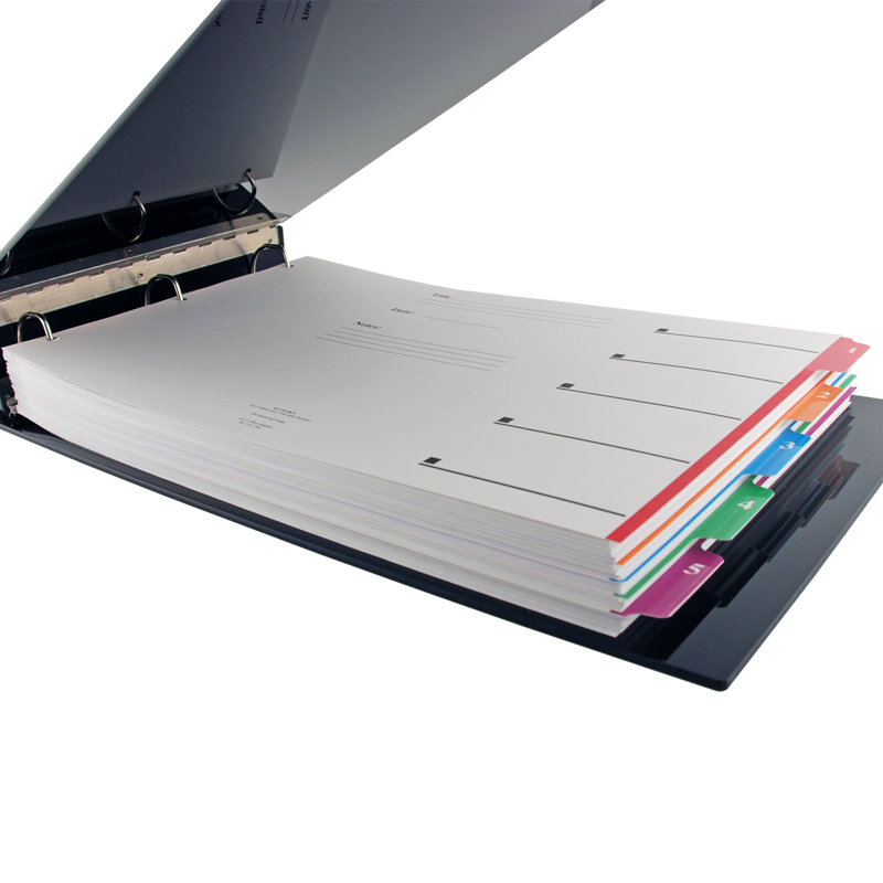 11x17 Acrylic Binder Panel with 2-Inch EZ Comfort Locking Angle-D Ring