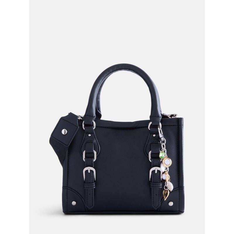 Mini Tote Handbag for Women - Black, Compact & Versatile