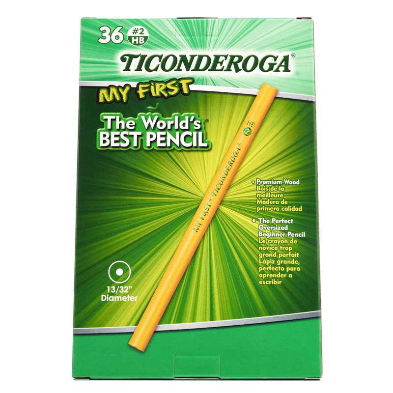 Children's Writing Pencils - Large Diameter #2 Graphite, 36 Pack