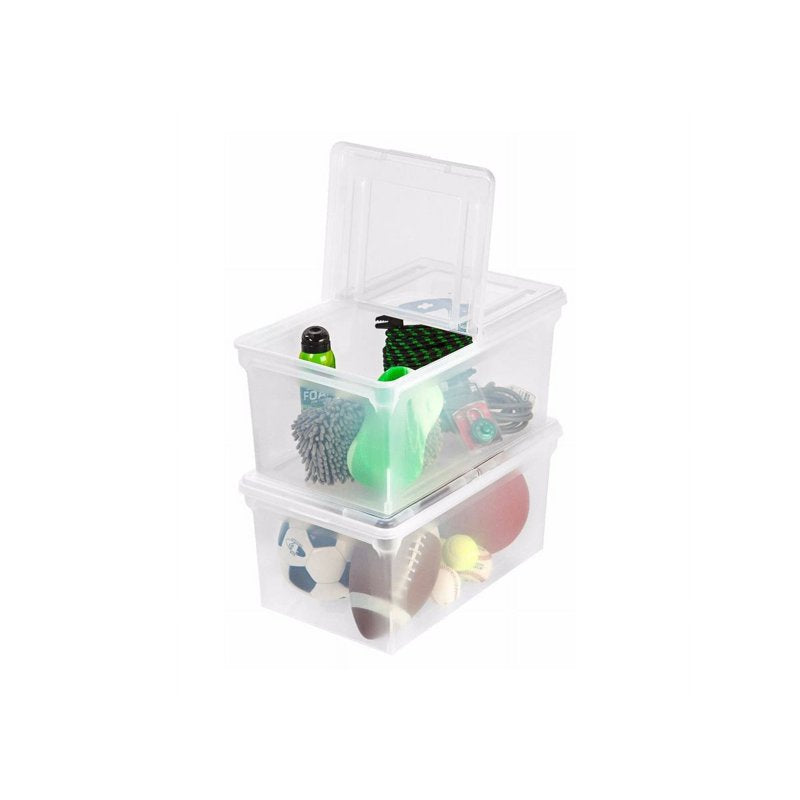IRIS Storage Box for Letter Size Hanging Files - Clear 11 Gallon