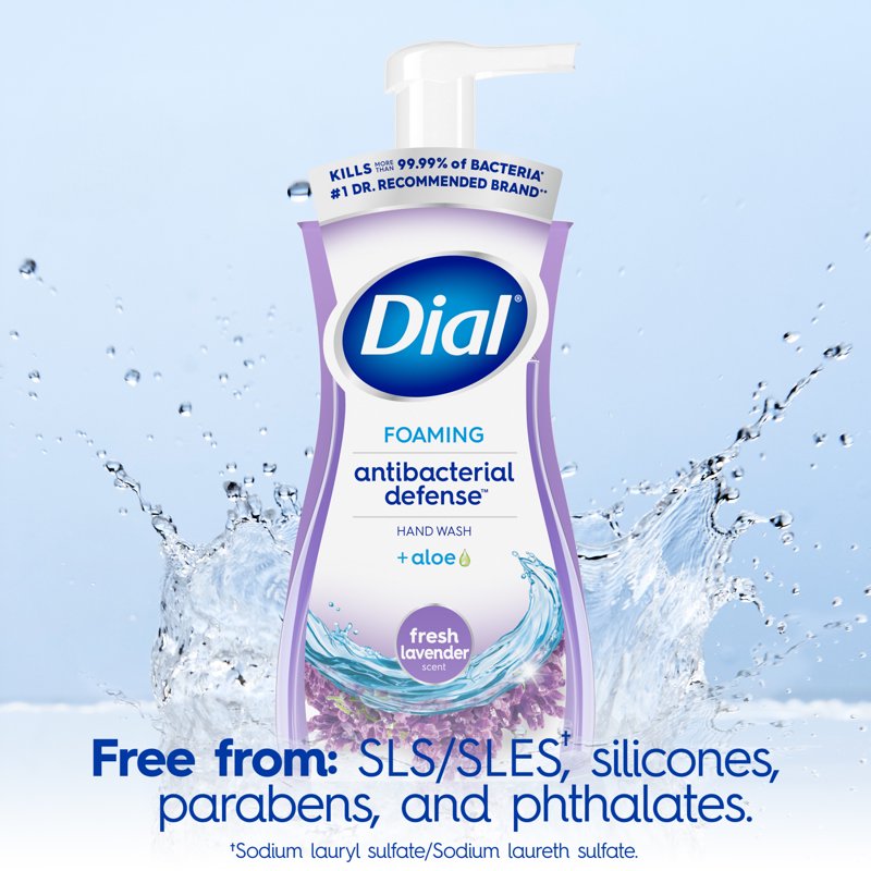 Antibacterial Foaming Hand Soap with Lavender Scent - 6 Pack