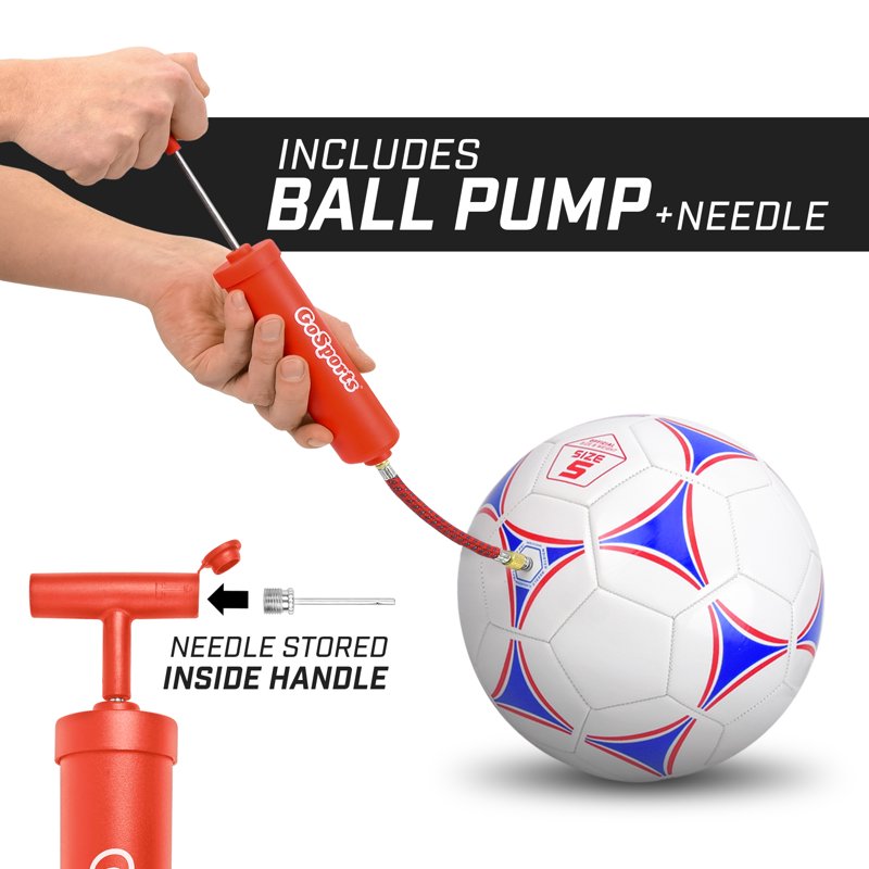 GoSports Premier Soccer Ball with Premium Pump - Size 3 (Variation: 3) 6 Pack