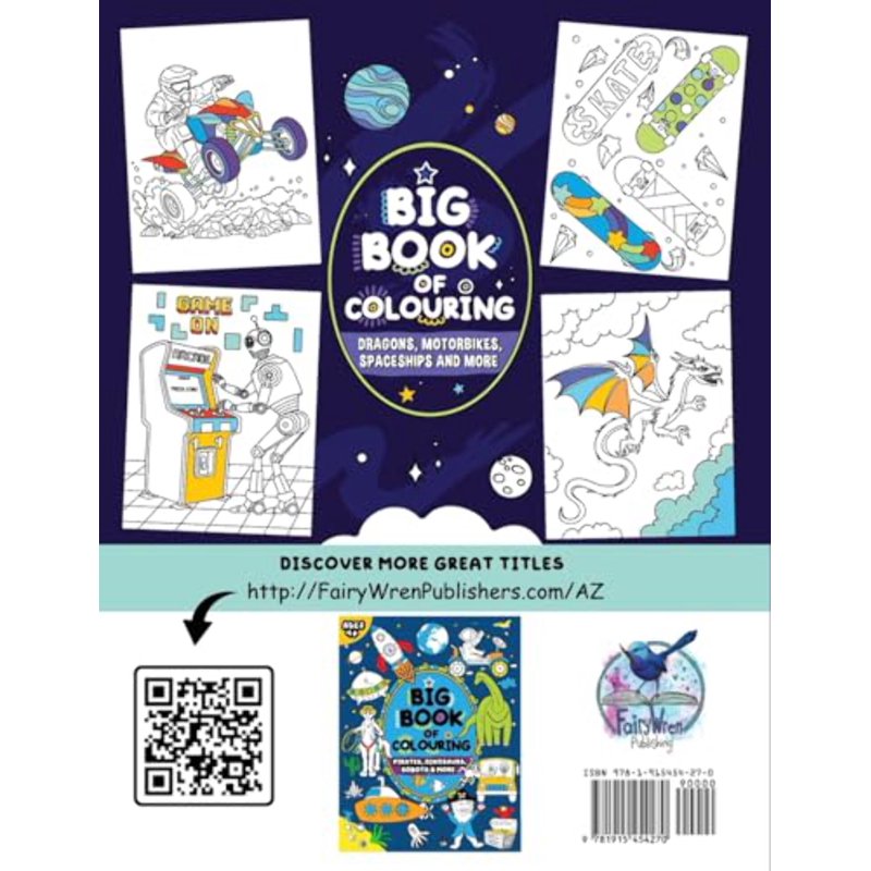 Children's Coloring Book for Kids Ages 4+ - Adventure Scenes & Mythical Creatures