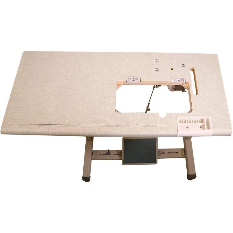 Industrial Lockstitch Sewing Machine with Servo Motor and Table - High-Speed Juki DDL8700