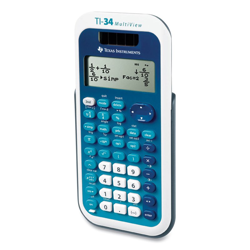 Scientific Calculator with 16-Digit LCD, MathPrint Mode, Dual Power
