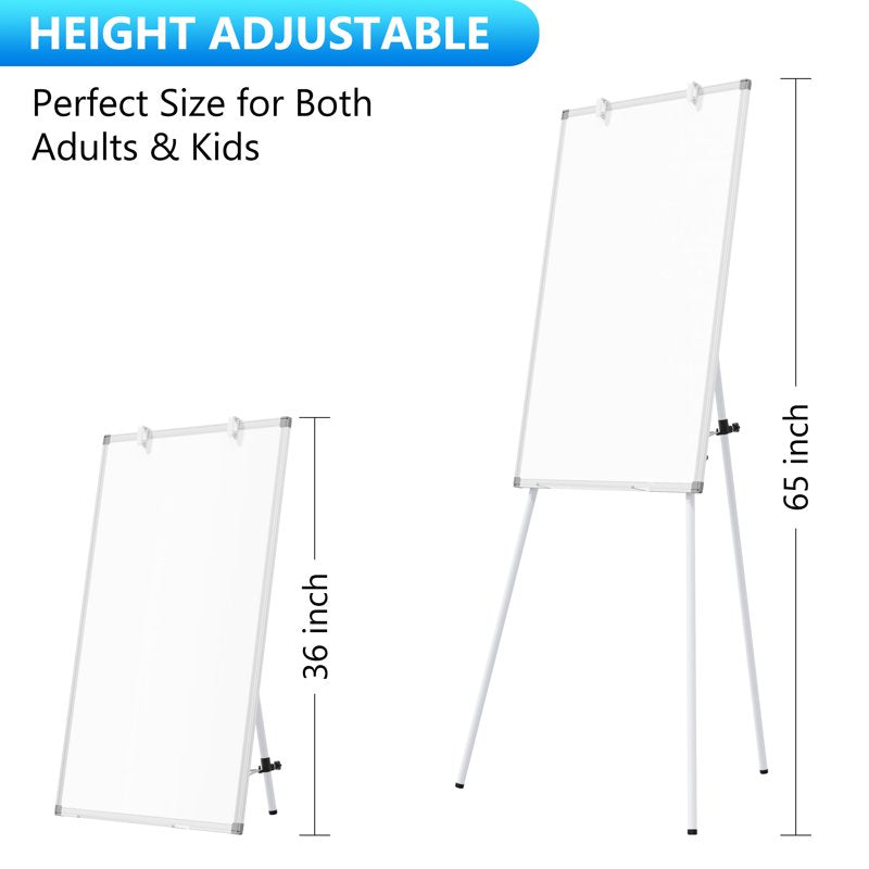Portable Magnetic Whiteboard with Adjustable Tripod Stand for Home Office School