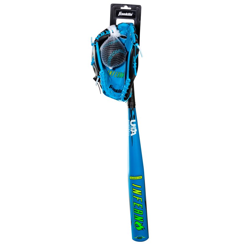 Kids Tee Ball Set with 25-Inch Bat Glove and Soft Ball - Youth Baseball Starter Kit