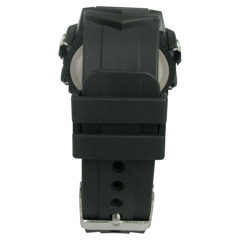 Men's Solar Digital Wristwatch with Stopwatch and Water Resistance