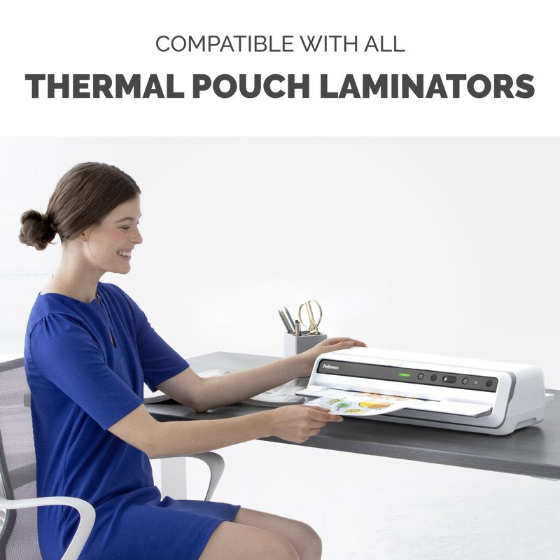 Letter Size Thermal Laminating Pouches - Clear 5 Mil, 100 Pack