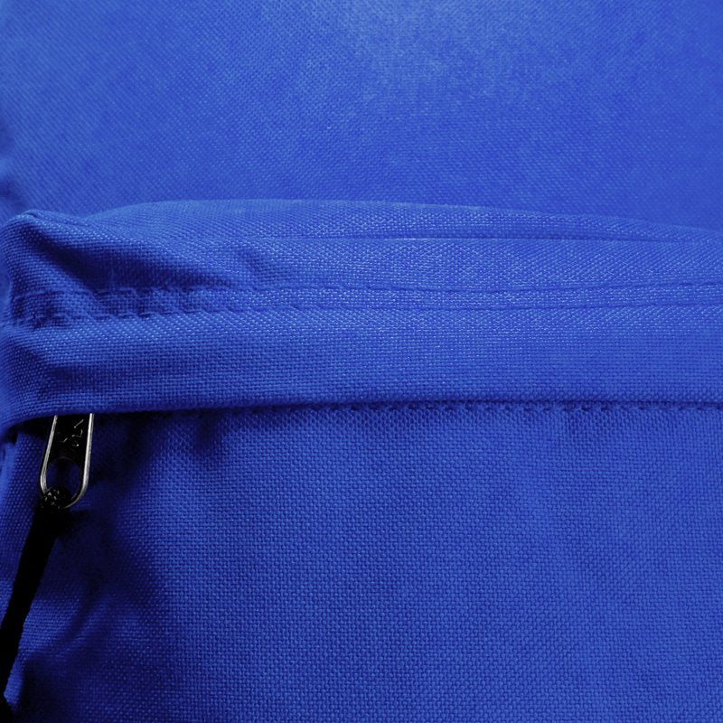 Unisex 18" Classic Backpack with Curved Shoulder Straps – Royal Blue