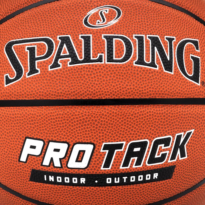 Pro Tack Composite Leather Basketball - Size 7, 29.5 Inch, Indoor/Outdoor