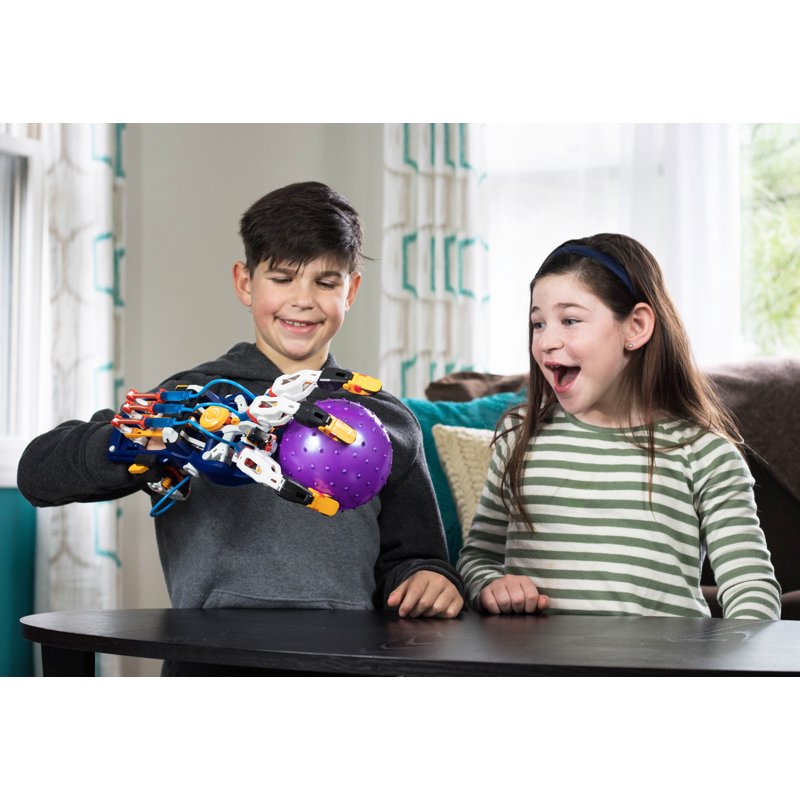 Hydraulic Hand Science Kit for Kids - Build & Experiment with Pneumatics