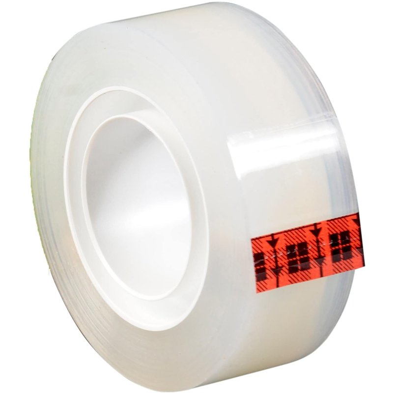 Scotch 612 1in Core Transparent Greener Tape - 12 Roll Pack