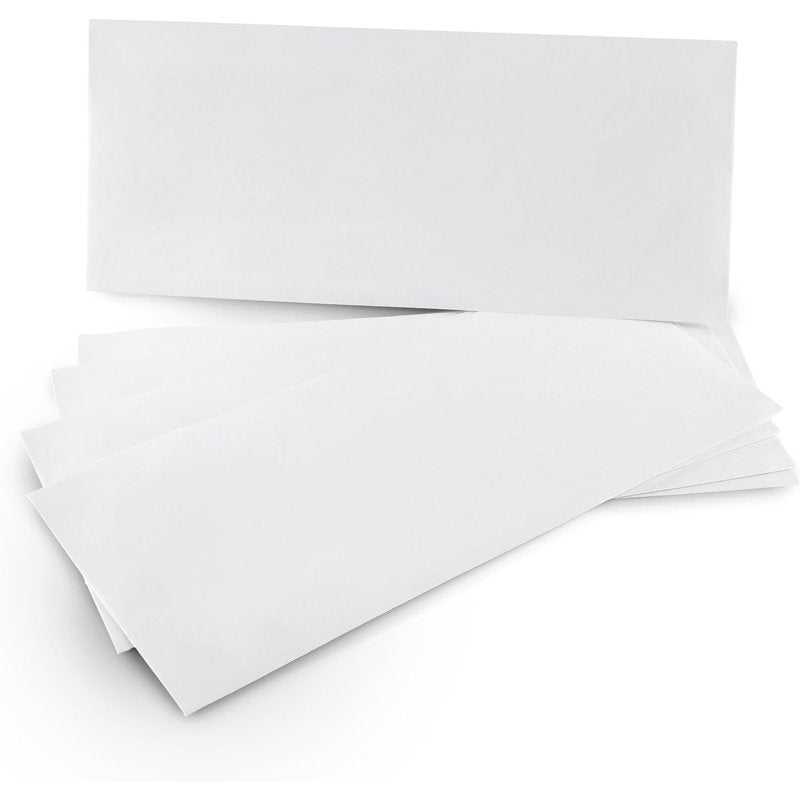 Self-Seal Security Envelopes Windowless White 4-1/8" x 9-1/2" Office Mailers 100+