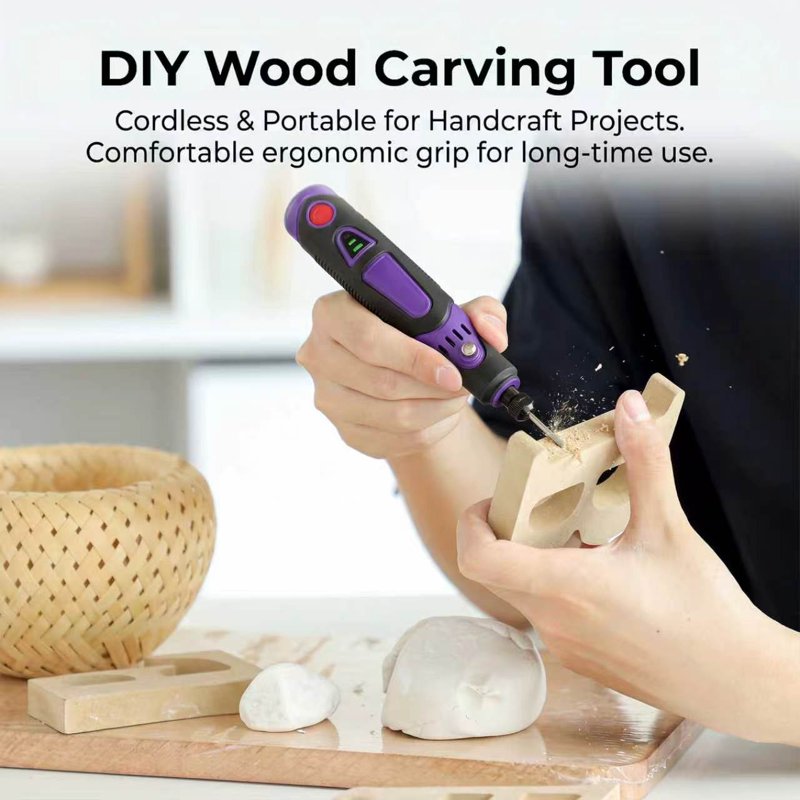 82-in-1 Cordless Engraving Pen Kit with 80 Accessories - Portable Rotary Tool for Wood, Metal, Glass, Jewelry