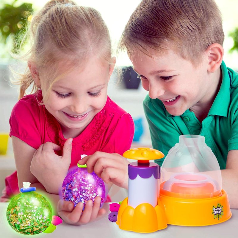 Glow-in-the-Dark Squishy Maker Kit with 8 Squishies & Accessories