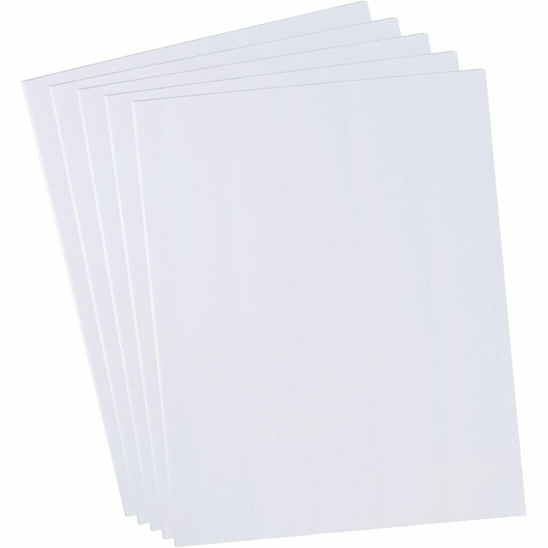 Foam Core Art Board 22x28 Inches - White, Pack of 5 for Crafts & Projects