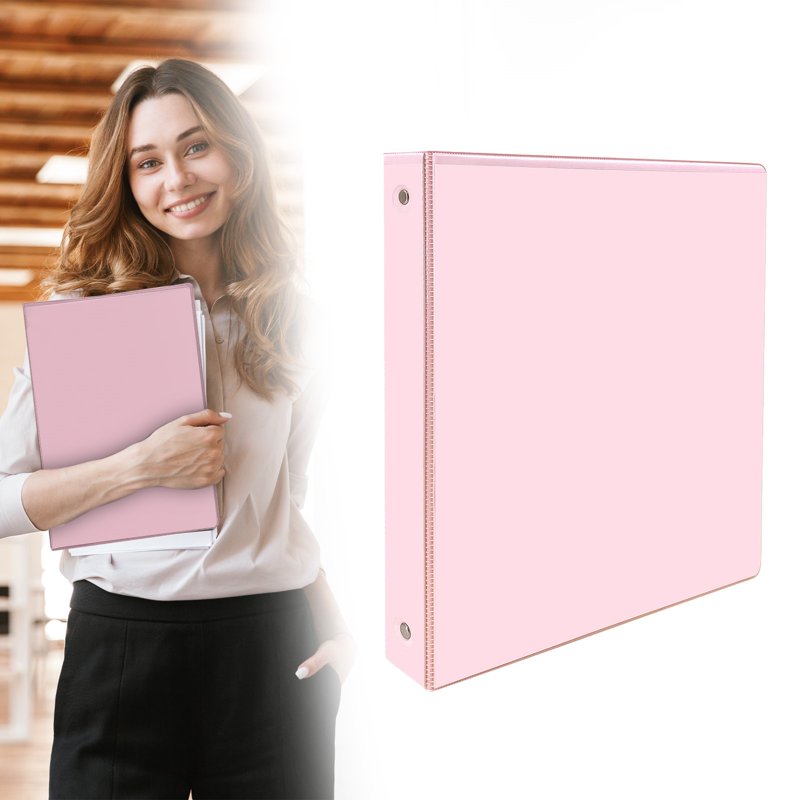 3-Ring Binder with Metal Rings for Letter Size Paper - Versatile Office & School Organizer