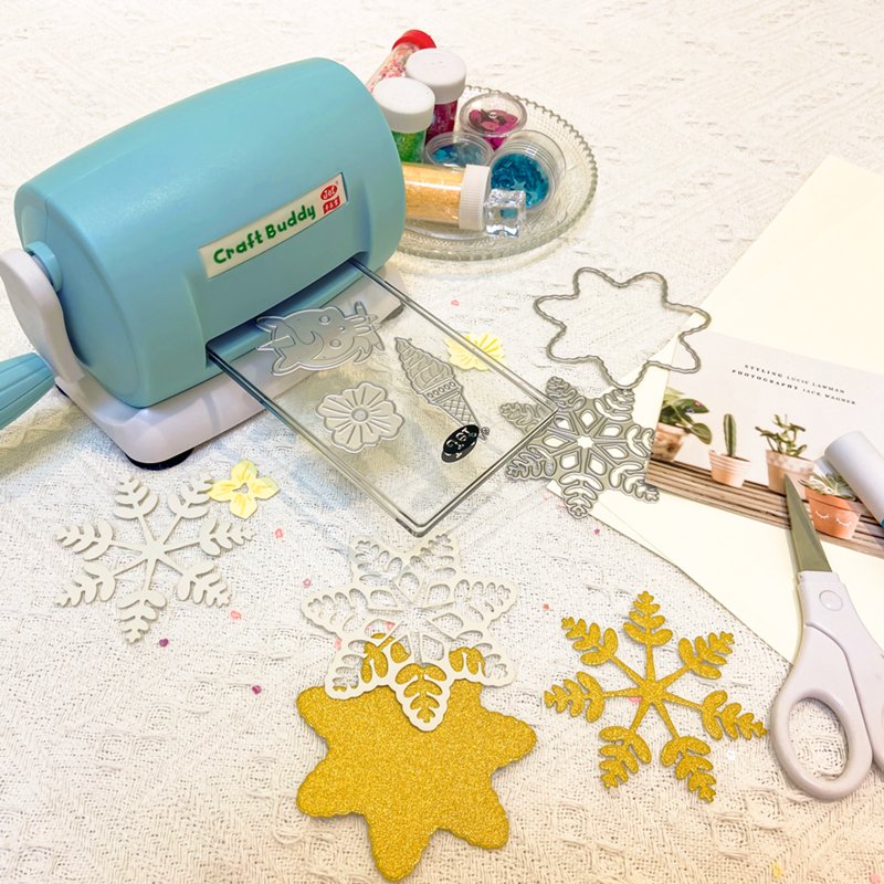 Mini Die Cutting and Embossing Machine for Crafting - Portable Scrapbooking Tool