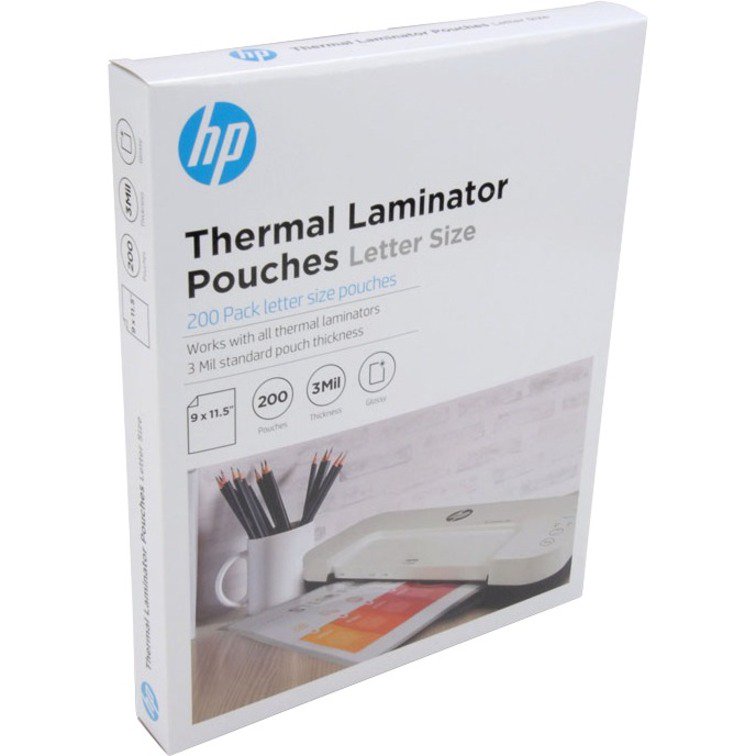 Laminating Pouches 3 Mil Thickness for Letter Size Documents - 200 Pack