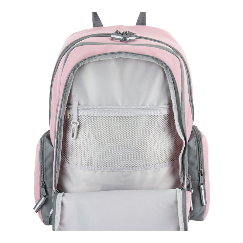 Expandable Laptop Backpack with Multiple Pockets & Water-Resistant Bottom