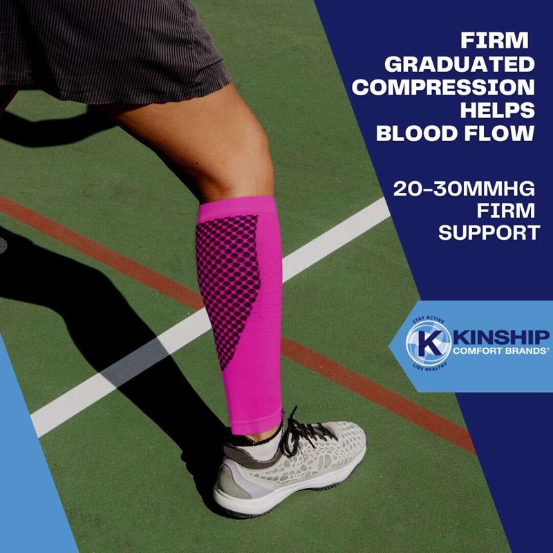 Calf Compression Sleeves for Men & Women - Pain Relief & Support