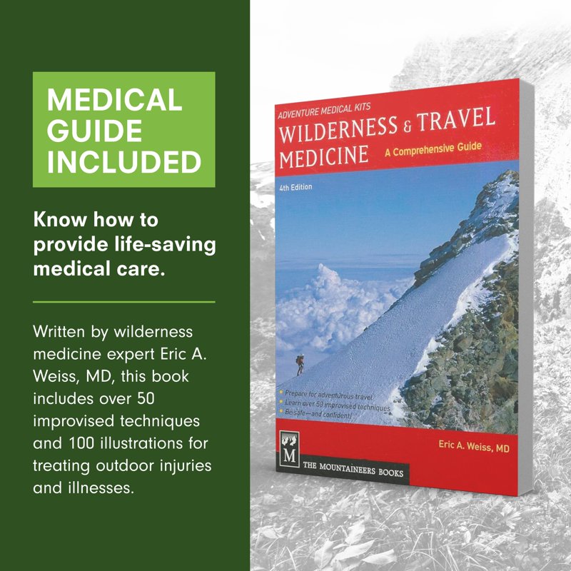 Travel First Aid Kit with Wound Care Supplies & Medications - Remote & Adventure Ready