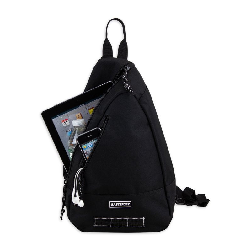 Ergonomic Sling Backpack with Multiple Compartments and Adjustable Strap