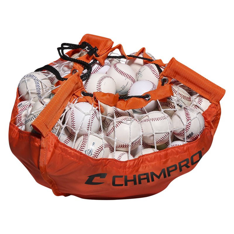 Portable Baseball & Softball Ball Caddy Carry Bag with Stand