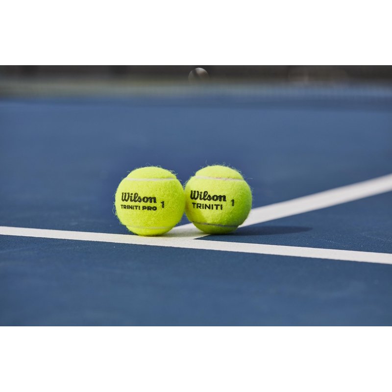 Wilson Triniti Pro Tennis Balls - 3 Yellow Recyclable & Durable