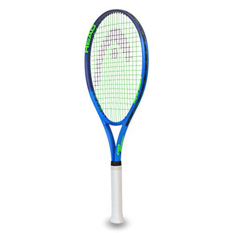 Adult Tennis Racket 27 Inch Blue Ti Conquest with 4 3/8 Grip - Beginner Friendly