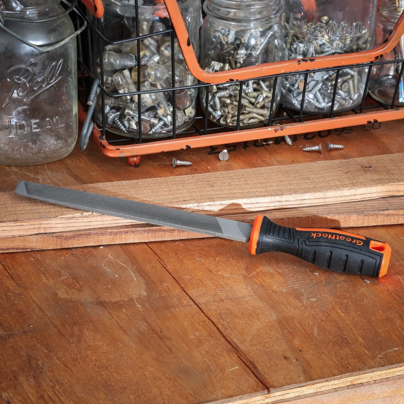 10-Inch Steel Mill File for Sharpening Saws, Knives & Tools