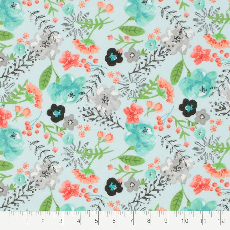 Precut Cotton Fabric Bundle for Quilting Sewing & Craft Projects - 15 Pieces
