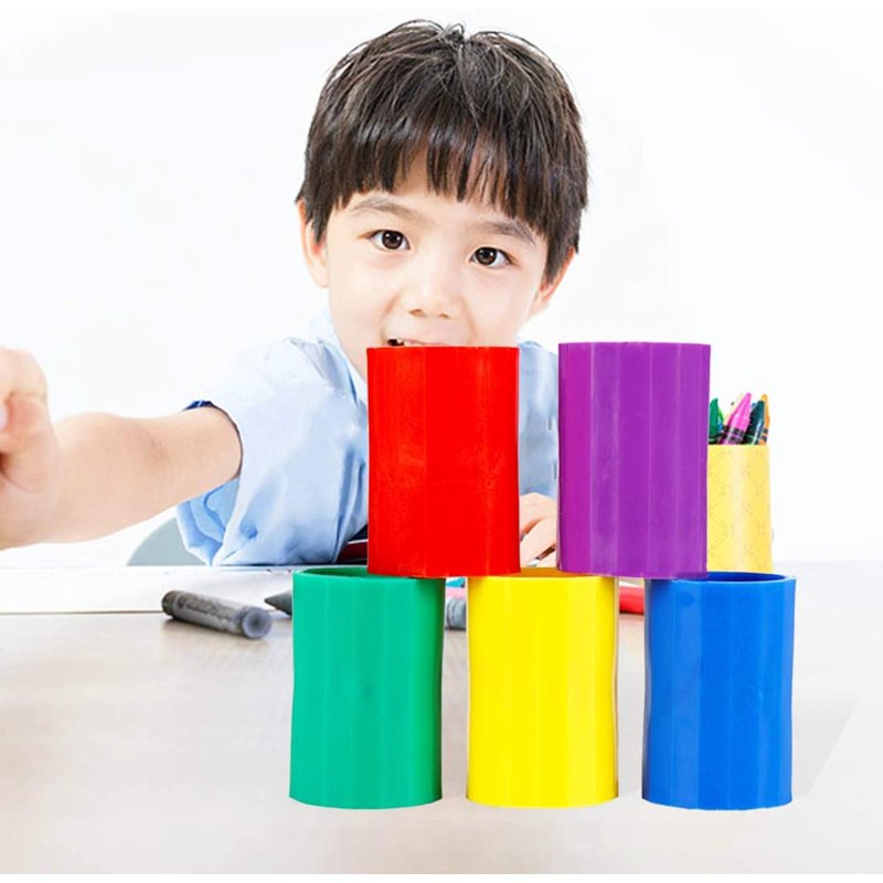 Plastic Vortex Bottle Connectors Set for Science & Educational Experiments - 5 Pieces