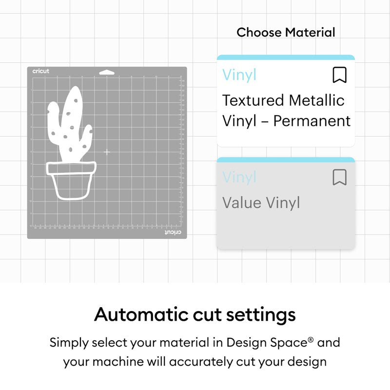 Textured Metallic Permanent Adhesive Vinyl Sampler - 6 Sheets, 12x12 Inches