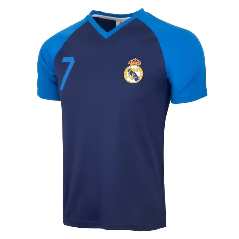 Real Madrid Youth Jersey #7 XL - Rhinox Polyester Navy Sky