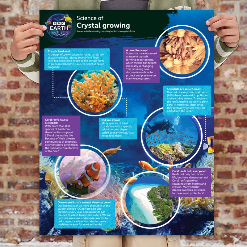 Kids Crystal Aquarium Kit - STEM Science Experiment Set for Ages 6+