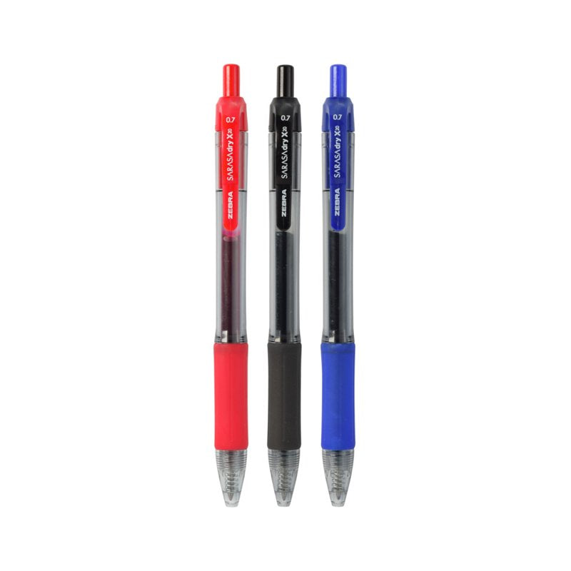 Gel Pen Set 0.7mm Medium Point Fast Dry Ink 20 Black + 4 Colors