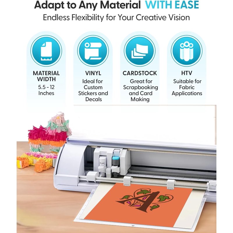Silhouette Cameo 5α Cutting Machine Basic Bundle for Vinyl Crafts