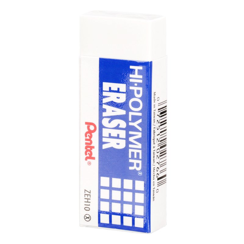 High-Quality Pencil Block Eraser Pack for Precise Erasing - White